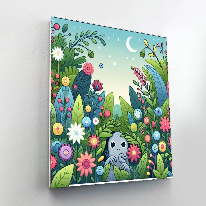 Mystery In The Enchanted Garden Numbered Painting Kits