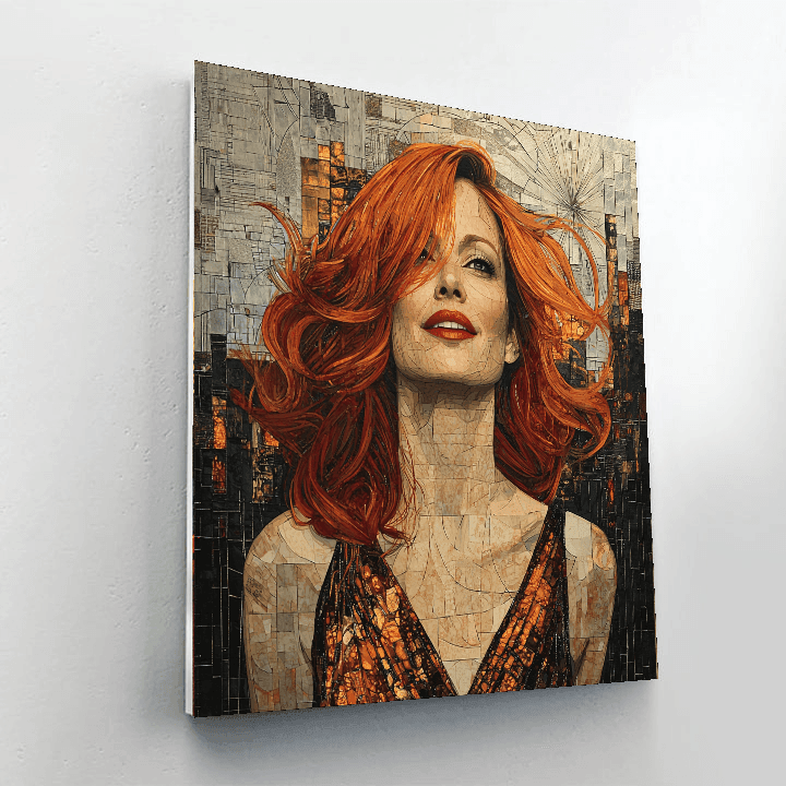 Jessica Chastain: A Force Of Talent And Resilience Paint By Number