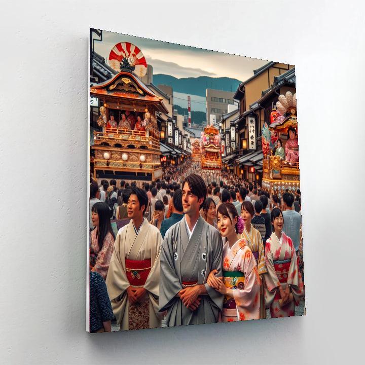 The Gion Matsuri Festival Number Painting
