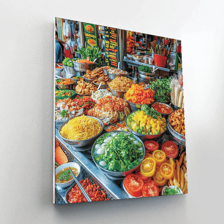 Saigon Street Food Tours Numbered Painting Kits