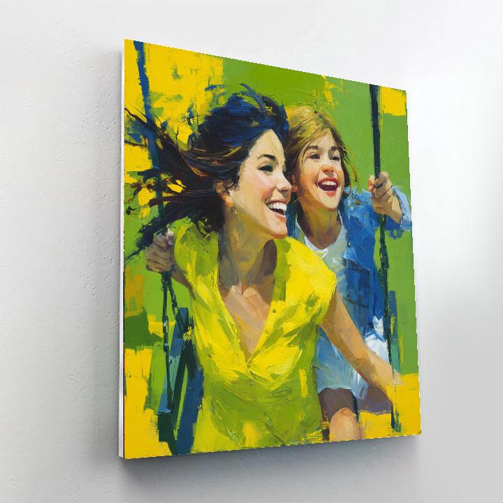 Love On A Swing Paint By Number