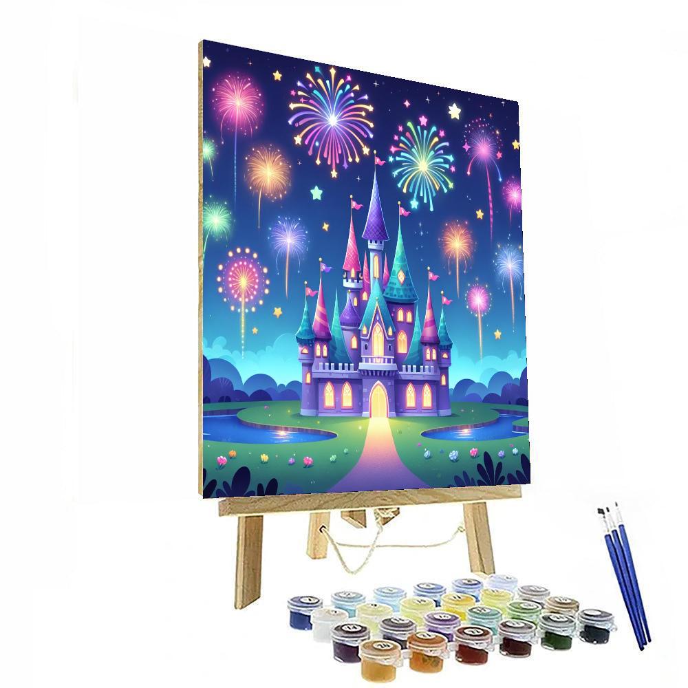 Fantasy Fireworks Painting Number Kit