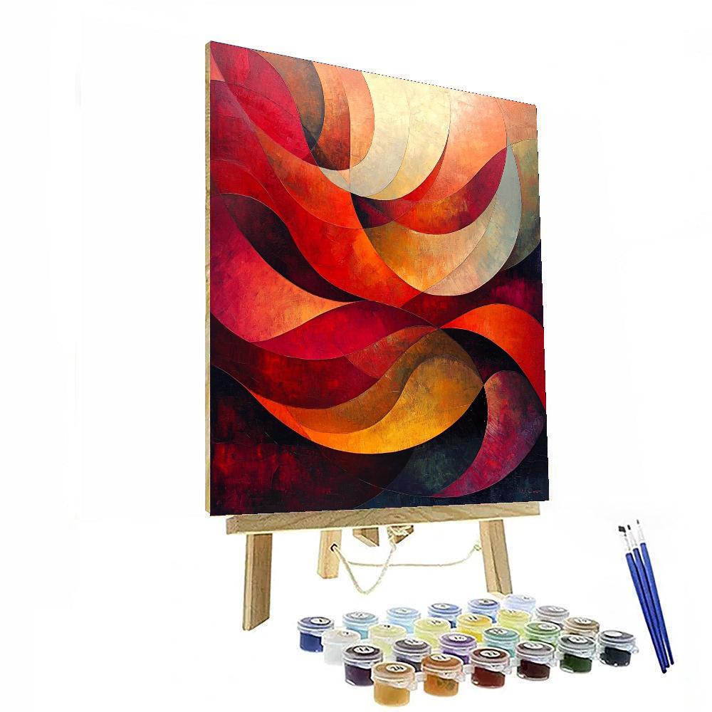 Caravaggio Inspired Rhapsody In Color  Number Painting