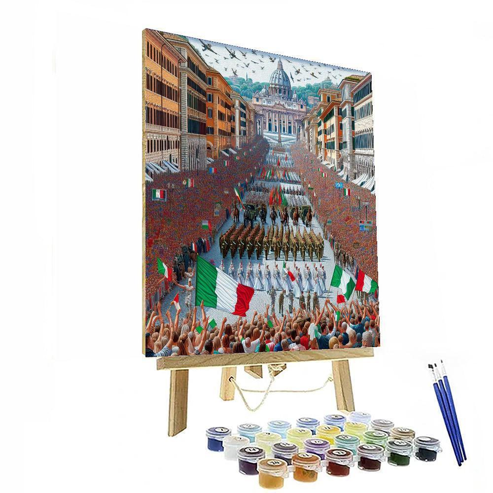 Festa Della Repubblica - Rome, Italy Paint By Numbers Kits