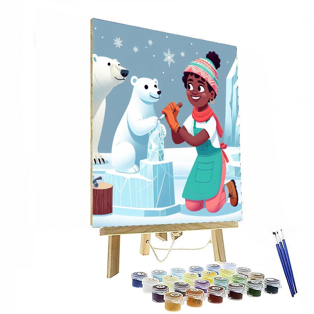 Arctic Ice Sculptor Challenge Paint By Color