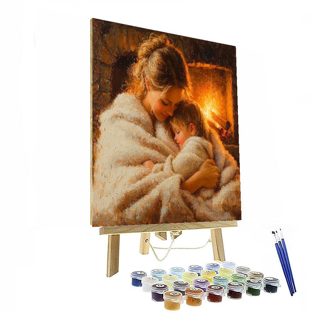 The Comfort Of A Mother Number Painting