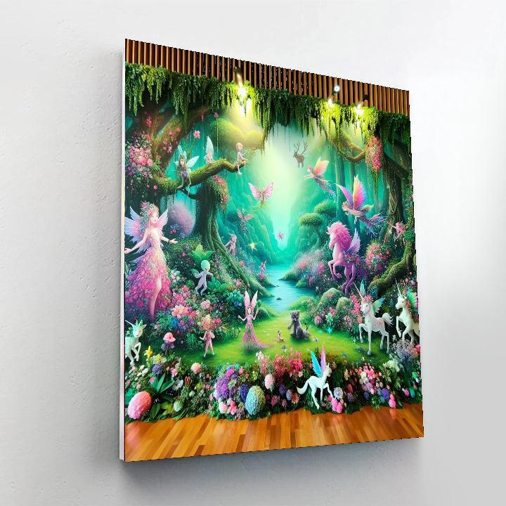 Mysterious Woodland Magic Paint By Color