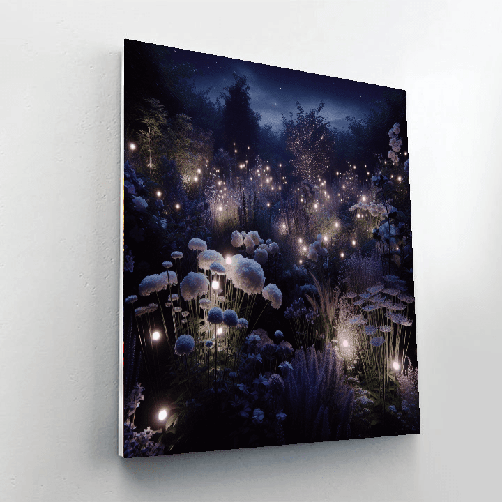 Enchanted Evening Garden Paint By Numbers