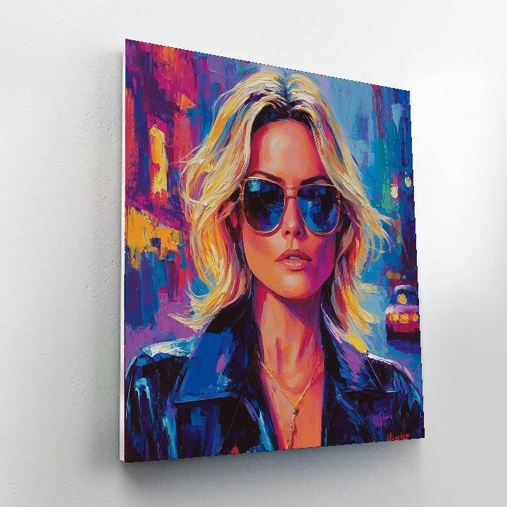 Charlize Theron: The Fierce Protector Of Atomic Blonde Number Painting