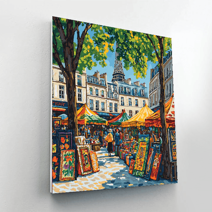 Artisan Market Of Montmartre Paint By Numbers Kits