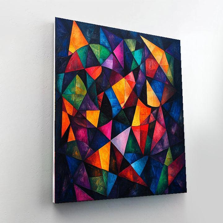 Kazimir Malevich Inspired Reflections On Abstraction  Number Painting