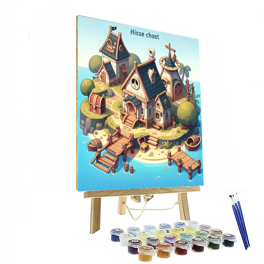 Pirate's Hideaway Number Painting