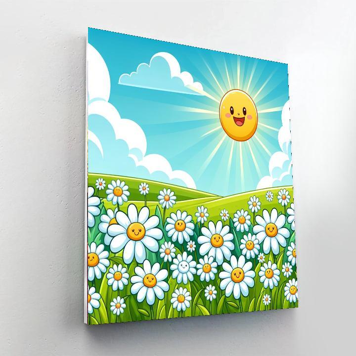 Dazzling Daisies Numbered Painting Kits