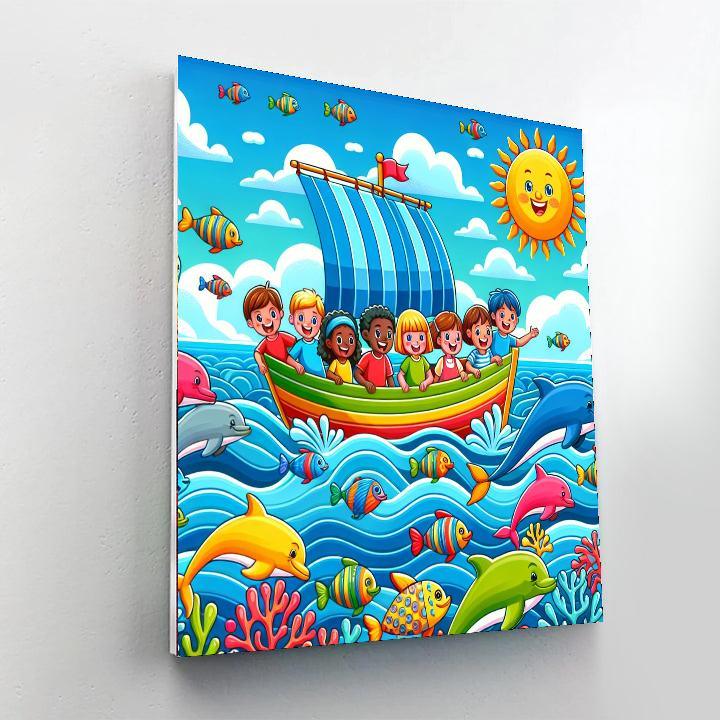 Adventure On The Ocean Paint By Number