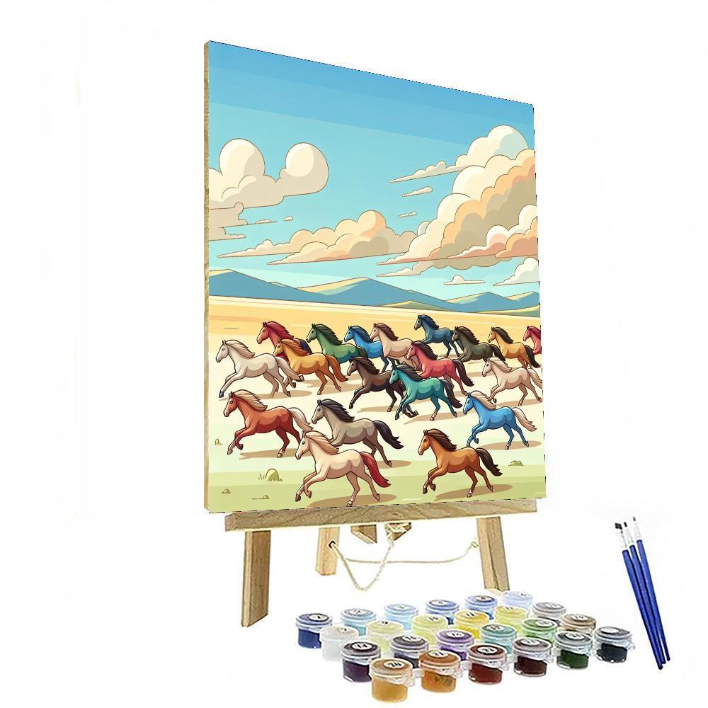 Harmony Of The Herd Paint By Numbers