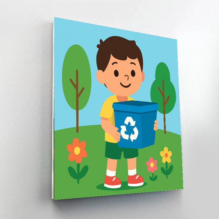 Eco-friendly Planet Numbered Painting Kits