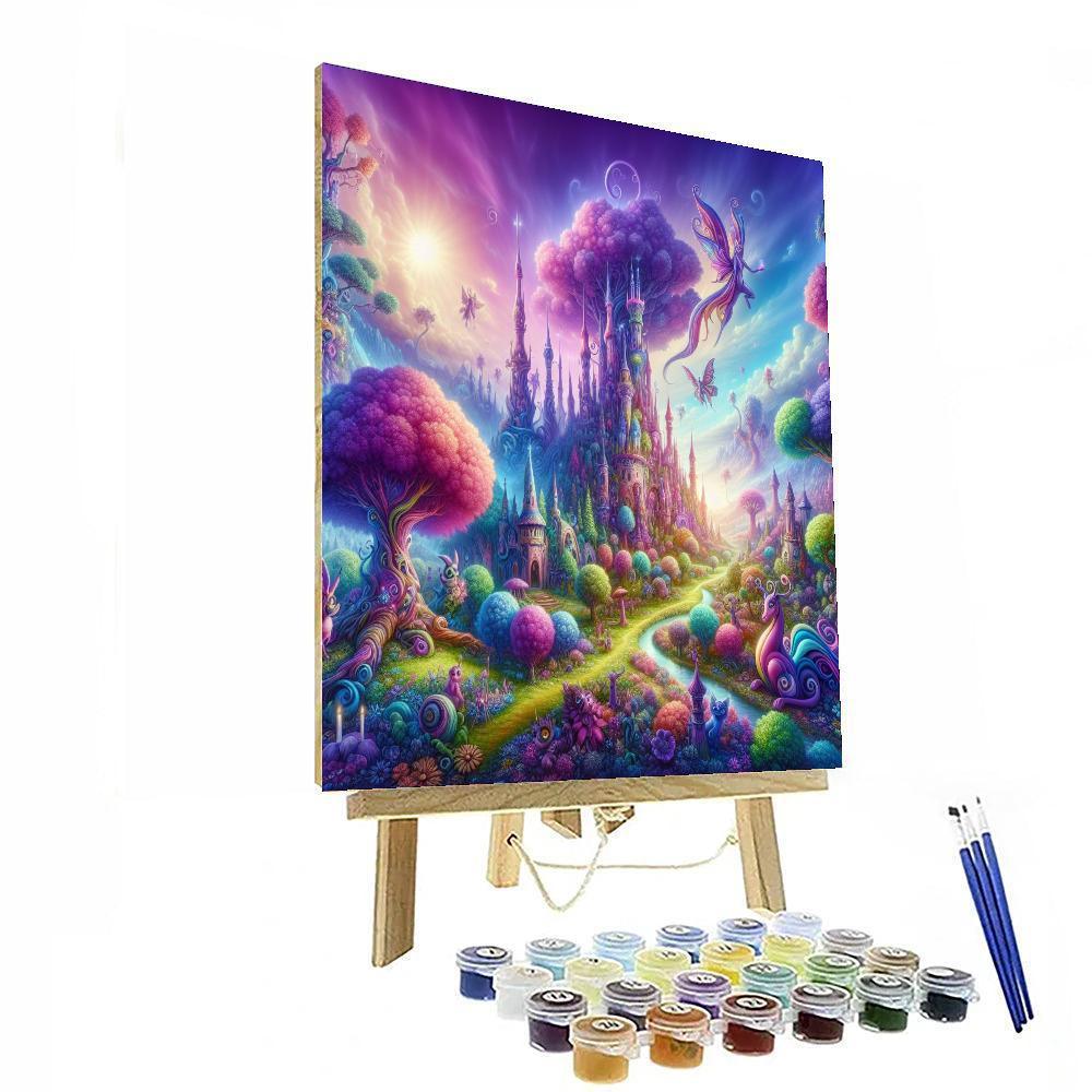 Enchanted Fantasy World Painting By Numbers Kit