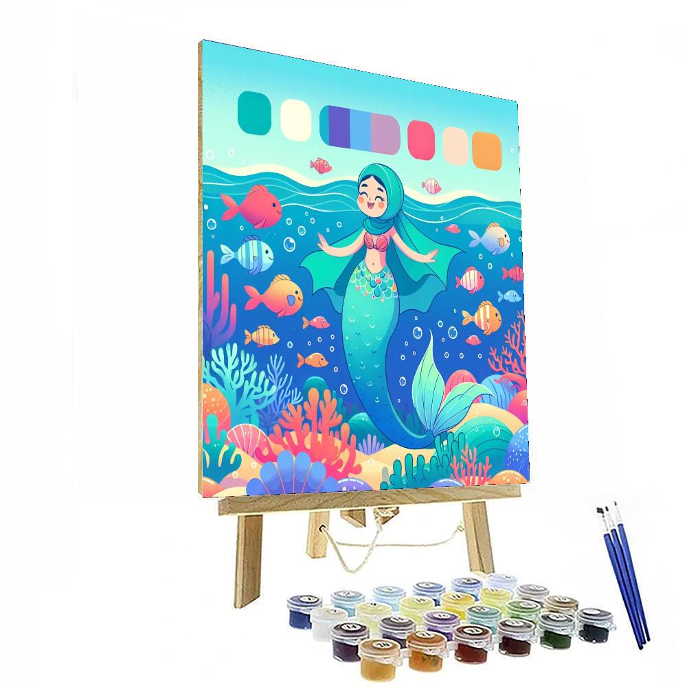 Seaside Mermaid Adventure DIY Paint By Numbers