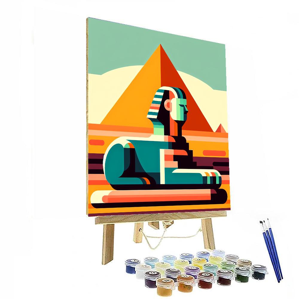 Mystery Of The Sphinx Number Painting