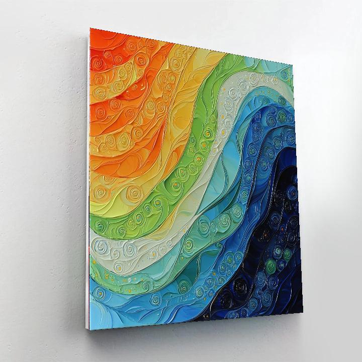 Frida Kahlo Inspired Emotional Tides  Painting Number Kit