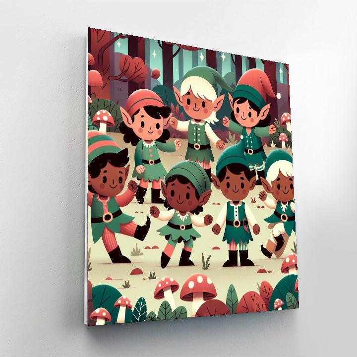 Forest Elf Adventure Paint By Numbers