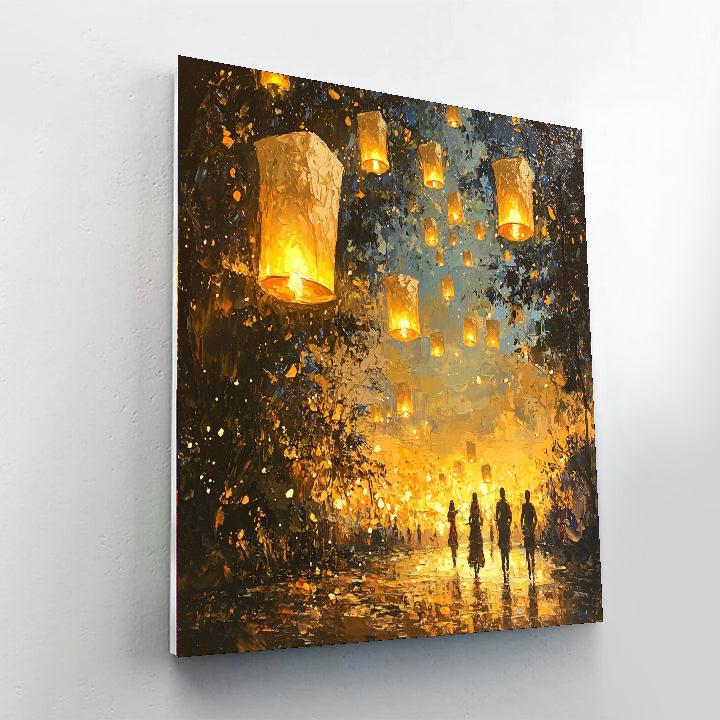 Embrace Of Hope Number Painting