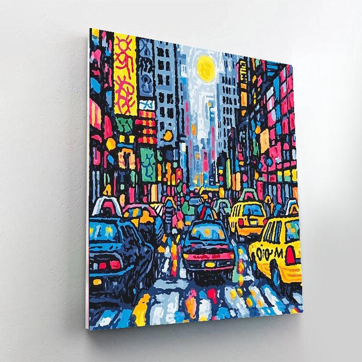 Keith Haring Inspired City's Heartbeat  Paint By Numbers Kits