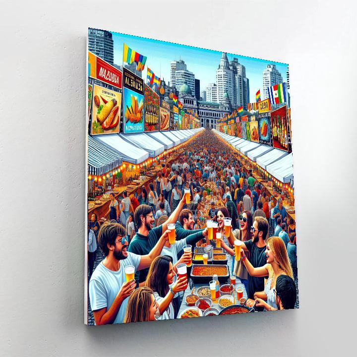 Festival De La Cerveza - Montevideo Number Painting