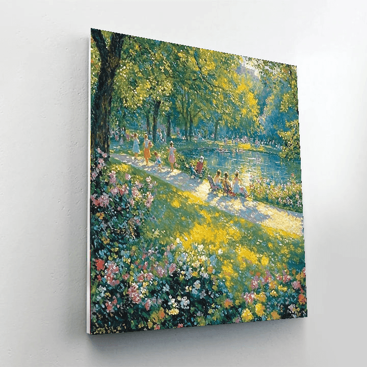 Pierre-Auguste Renoir Inspired A Day At The Park  Numbered Painting Kits