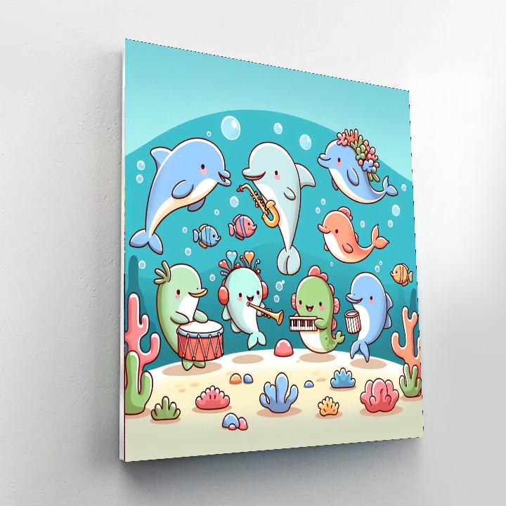Oceanic Melody Painting By Numbers Kit