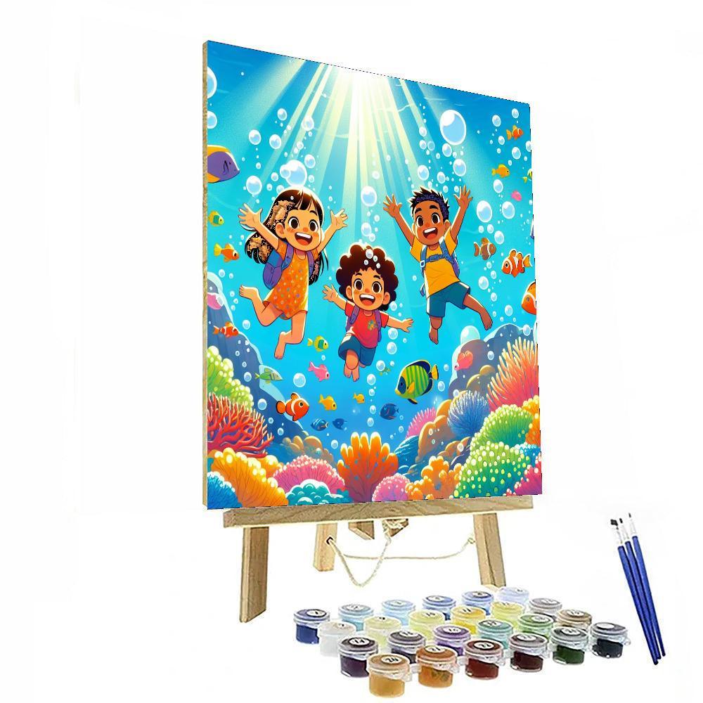 Underwater Explorer Squad Paint By Color