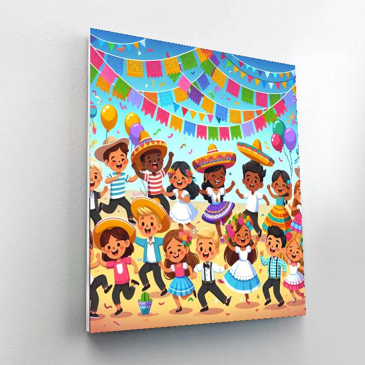 Fun Fiesta Celebration Painting By Numbers Kit