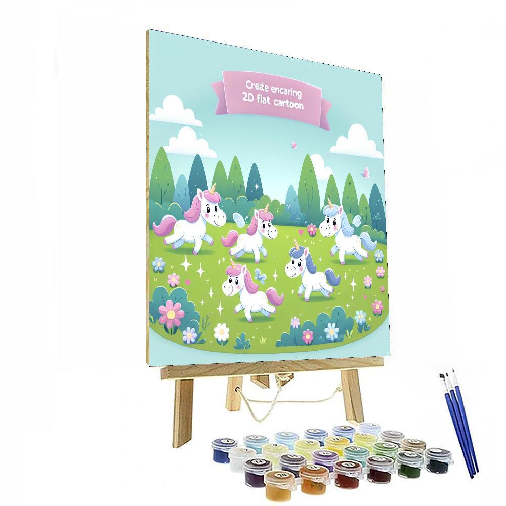 Magic Meadow Painting By Numbers Kit