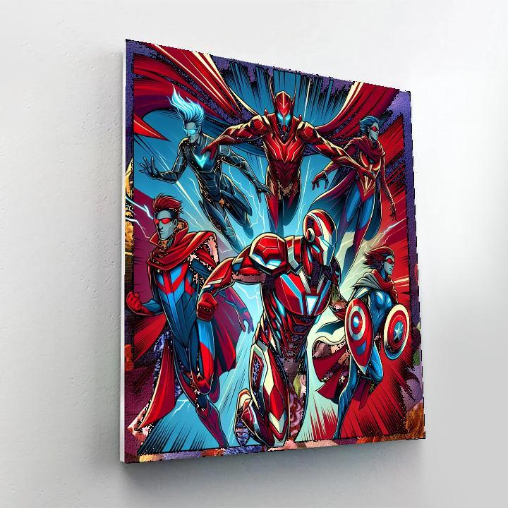 Marvel Universe Unleashed Paint By Color