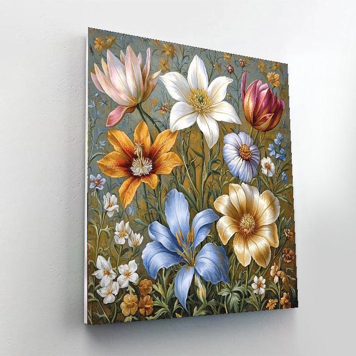 Leonardo Da Vinci Inspired Timeless Blossom Studies  Paint By Numbers