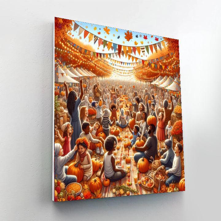 Lively Autumn Festival Paint By Numbers