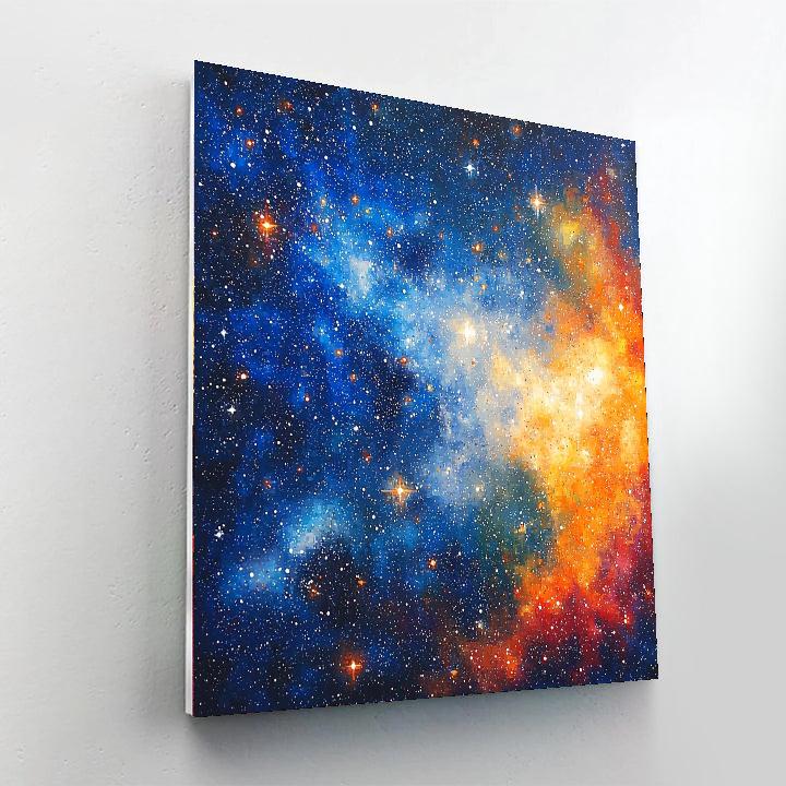 Georges Seurat Inspired Vibrant Universe  Paint By Numbers Art