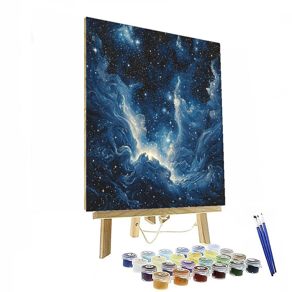 Michelangelo Inspired Aetherial Symphony  Paint By Number