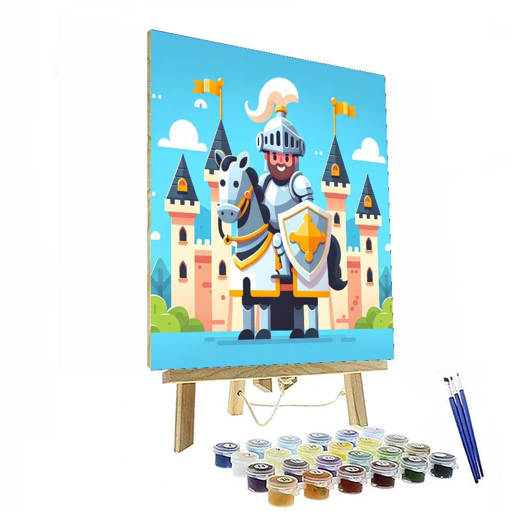 Royal Knight's Quest Painting By Numbers Kit
