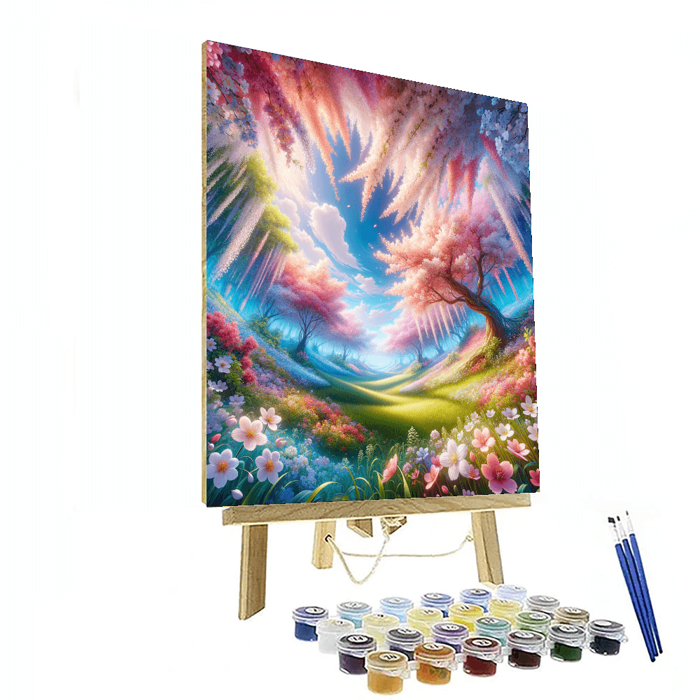 Cherry Blossom Festival - DIY Painting By Numbers Kit