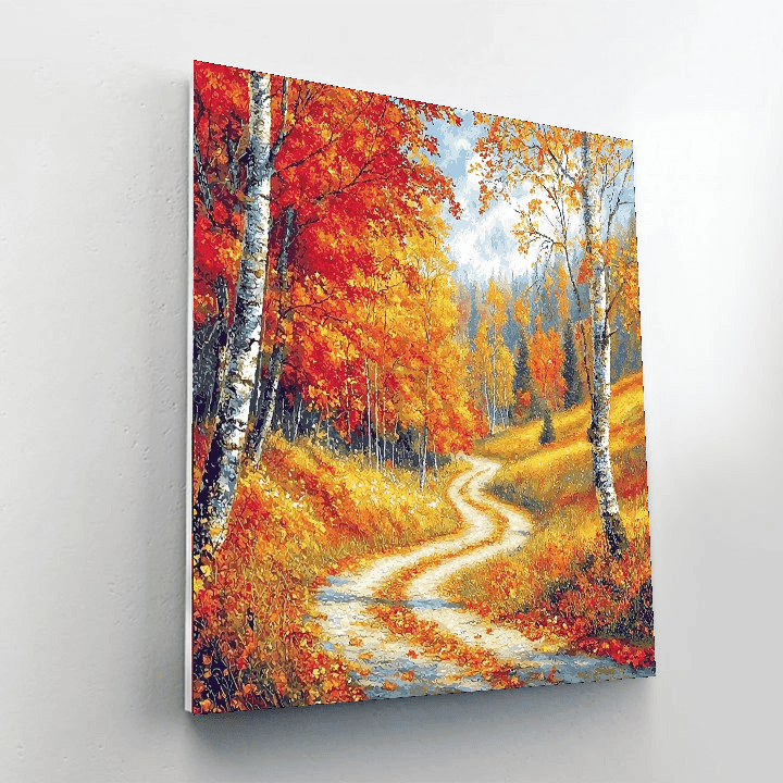 Claude Monet Inspired Timeless Autumn  Paint By Numbers