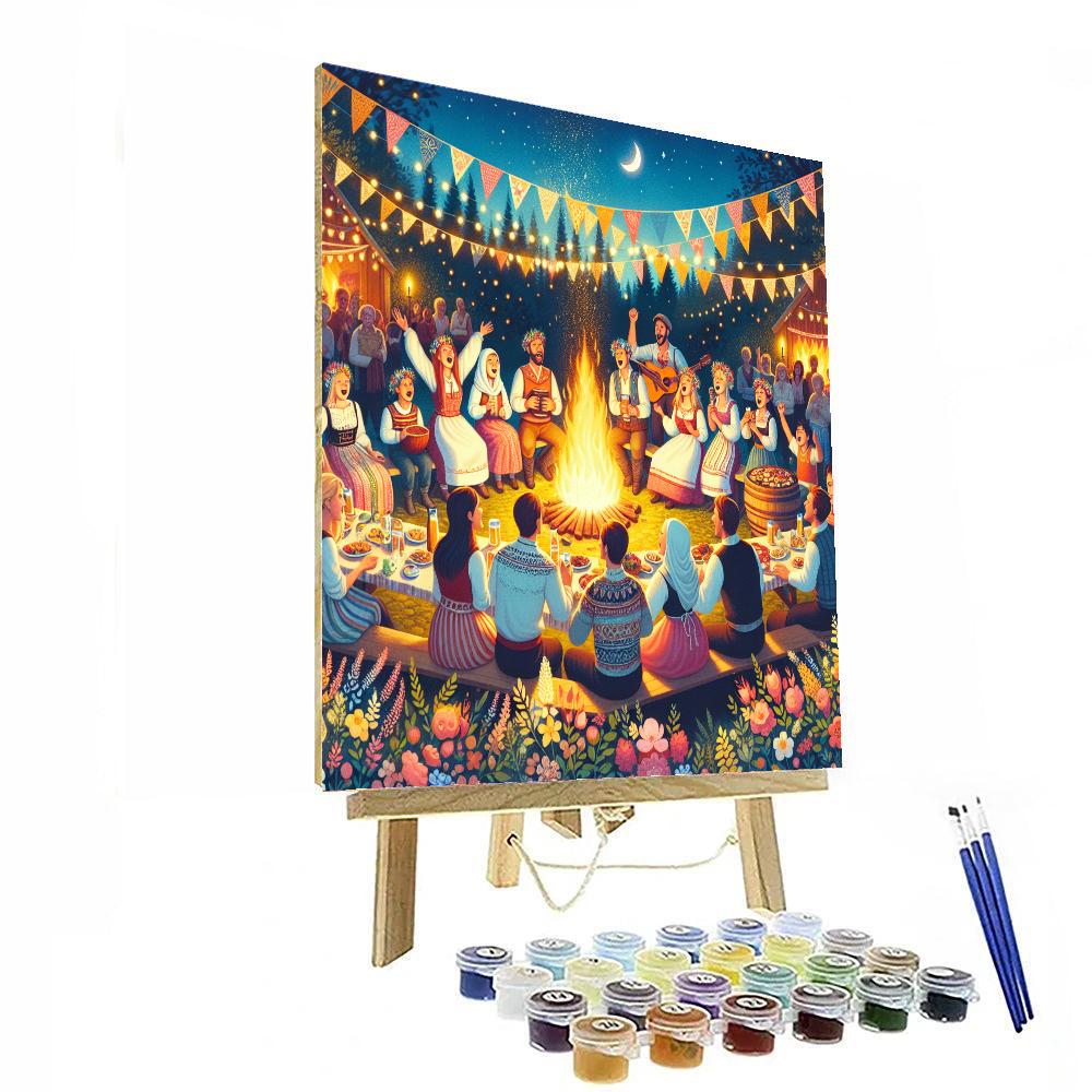 Walpurgis Night - Sweden Painting By Numbers Kit