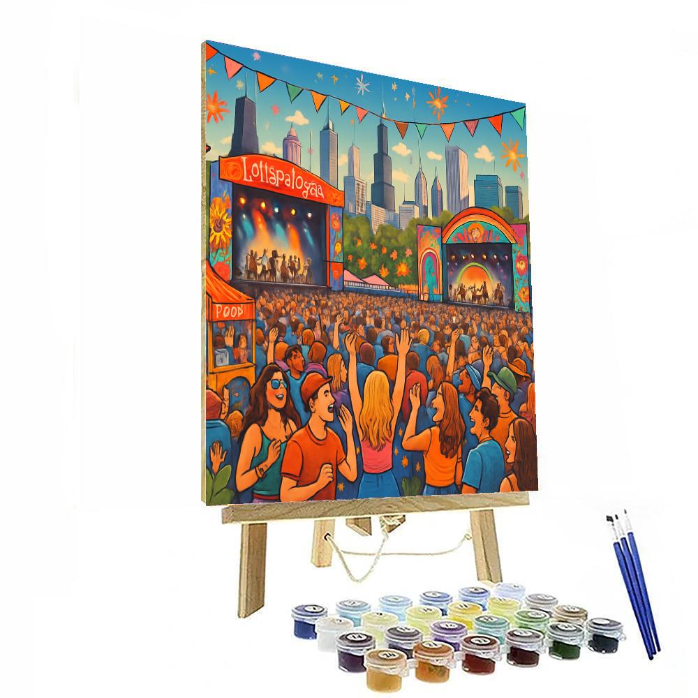 Lollapalooza - Chicago, United States Paint By Numbers Art