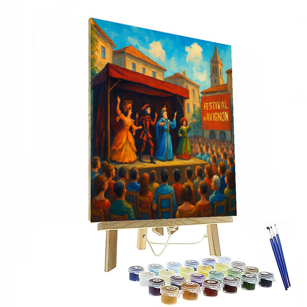 International Festival Of Theatre Painting By Numbers Kit