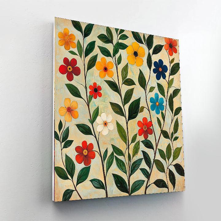 Leonardo Da Vinci Inspired The Eternal Garden  Paint By Numbers