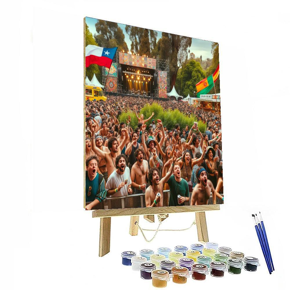 Lollapalooza - Chile Paint By Numbers