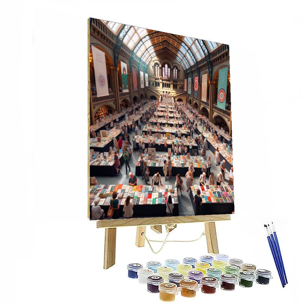 Kuwait International Book Fair Number Painting