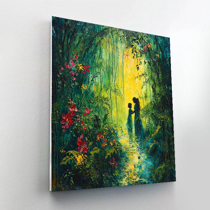 Embracing Nature With Mom Painting Number Kit