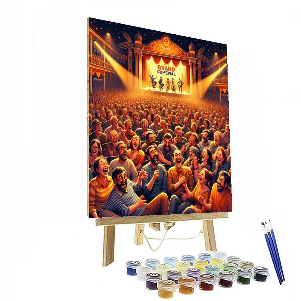 Glasgow International Comedy Festival Paint By Numbers Art
