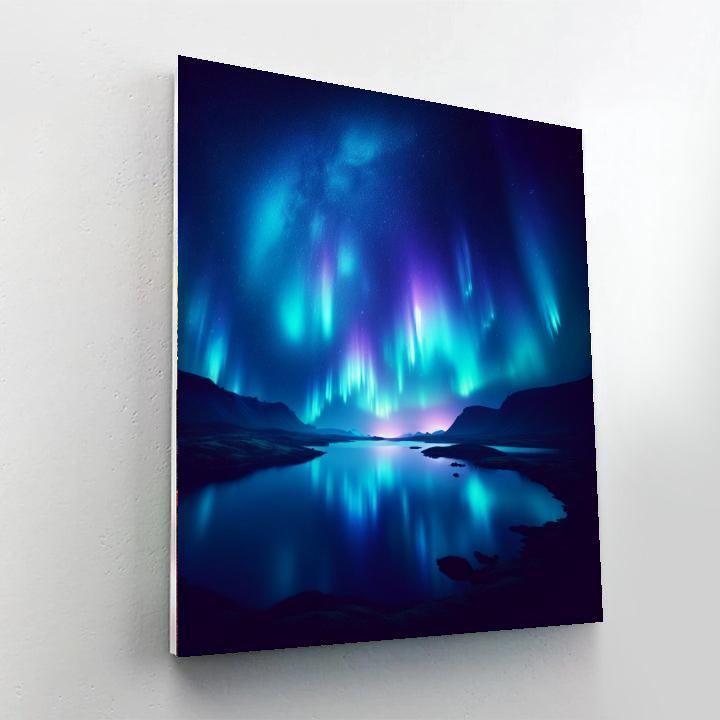 Mystical Aurora Paint By Numbers Art